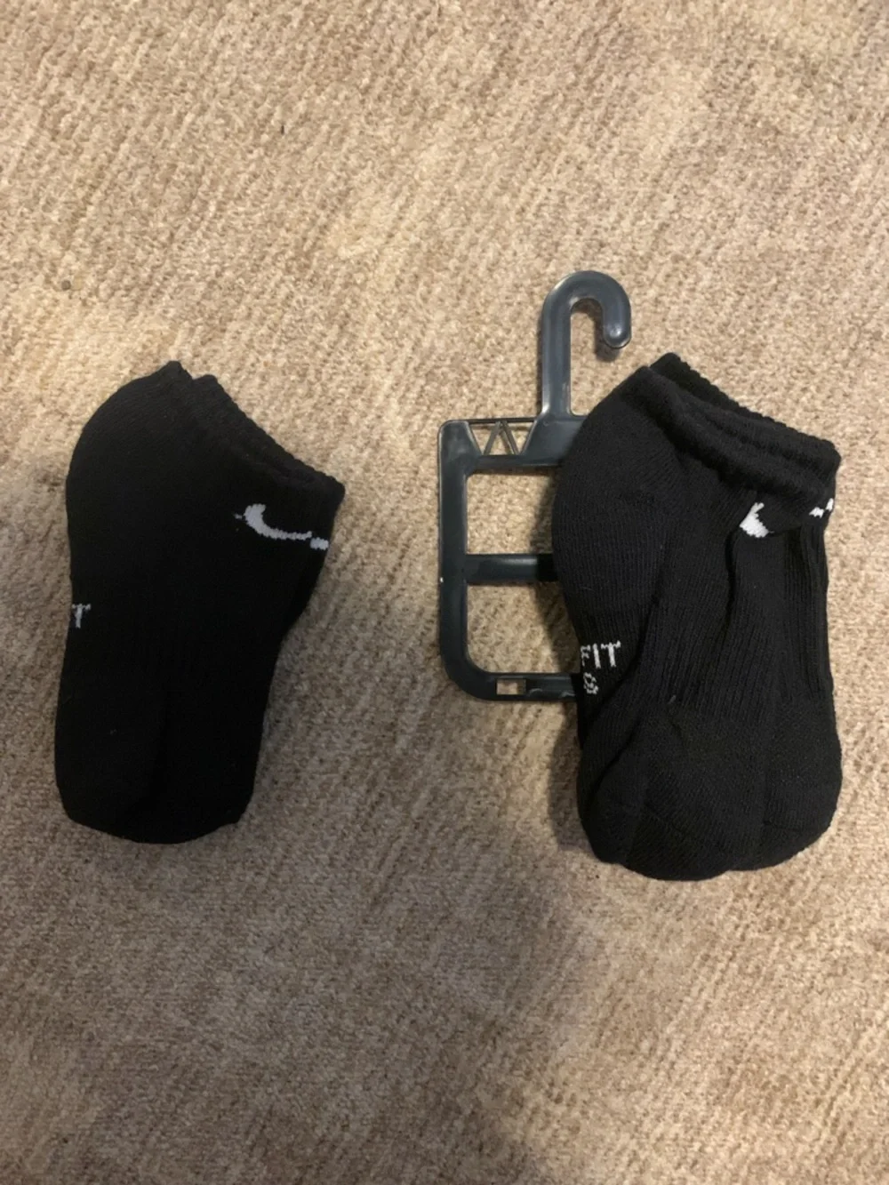 Nike Kids XS No-Show Dri-Fit Socks - 4 Pack